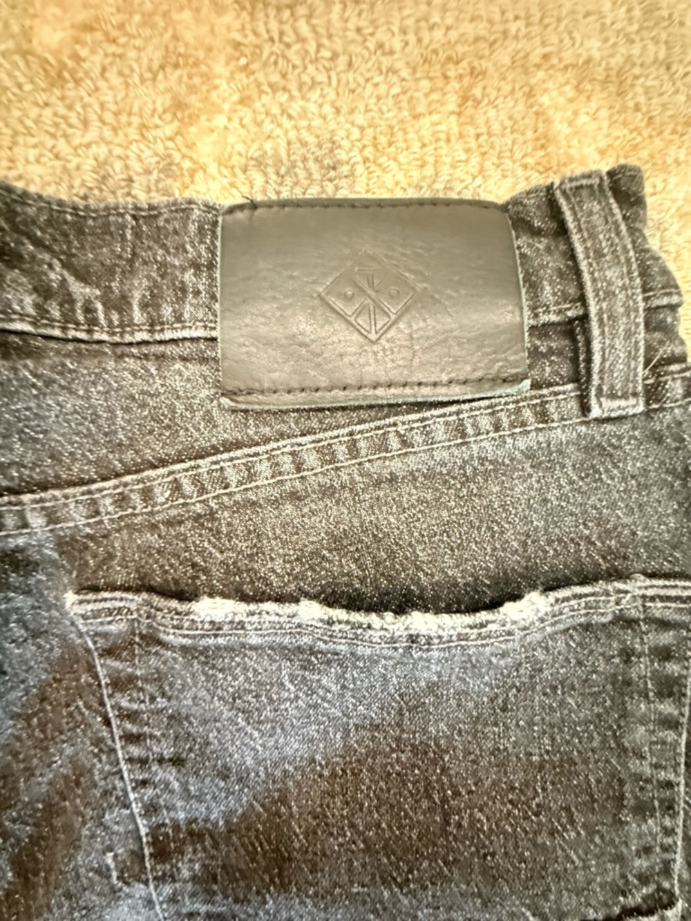 Roark Slim Fit Black Denim Jeans 31x32